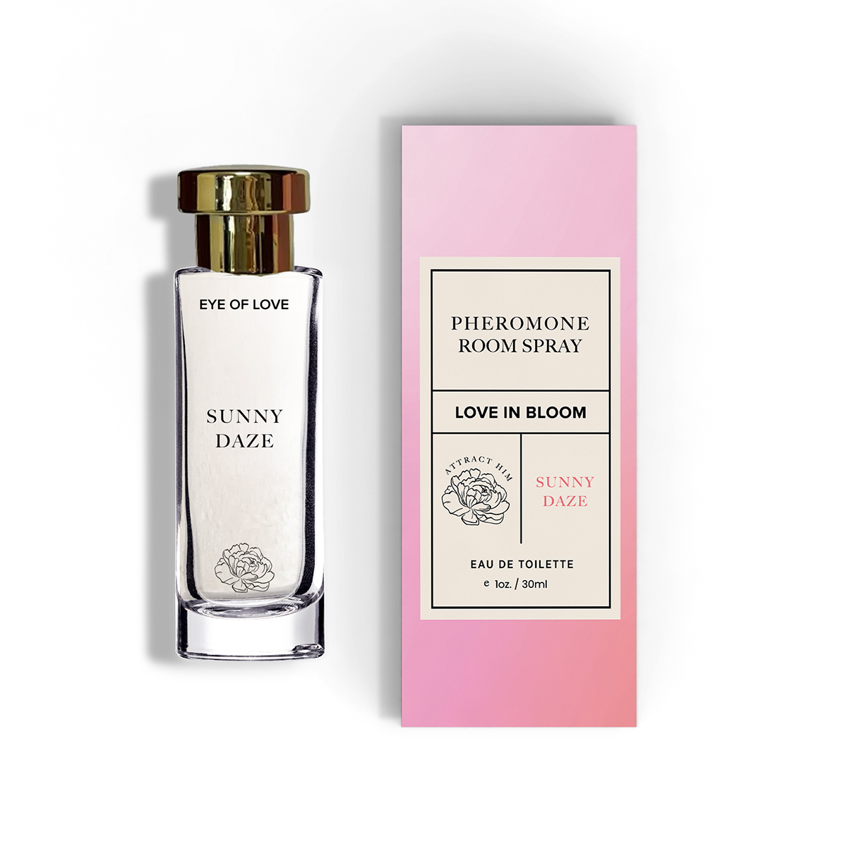 Buy Eye of Love Bloom Pheromone Parfum Deluxe Female Sativa Sunny Daze vegan lube for her.