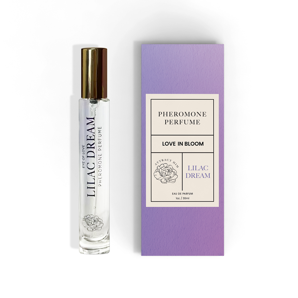 Buy Eye of Love Bloom Pheromone Parfum  Ml Female Indica Lilac Dream vegan lube for her.