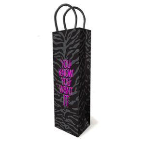 You Know You Want is a great gift bag for the sexy gift your buying for them!