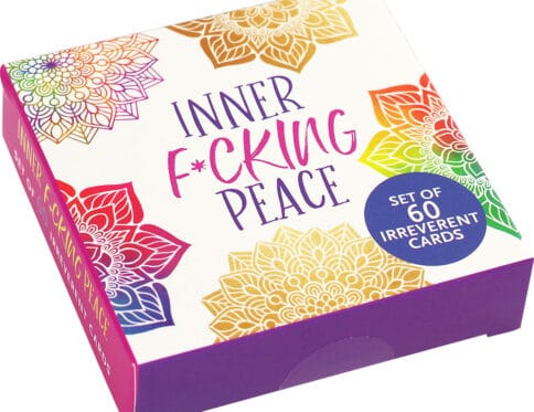 Buy  inner f*cking peace cards  set of 60  book for her.