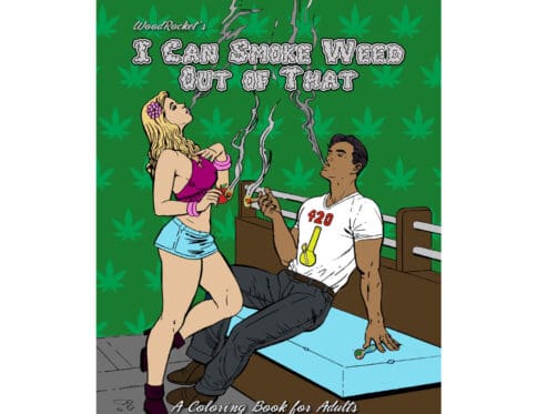 Buy  wood rocket i can smoke weed out of that coloring book book for her.