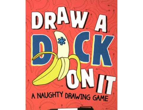 Buy a naughty drawing game draw a dick on it activity book book for her.