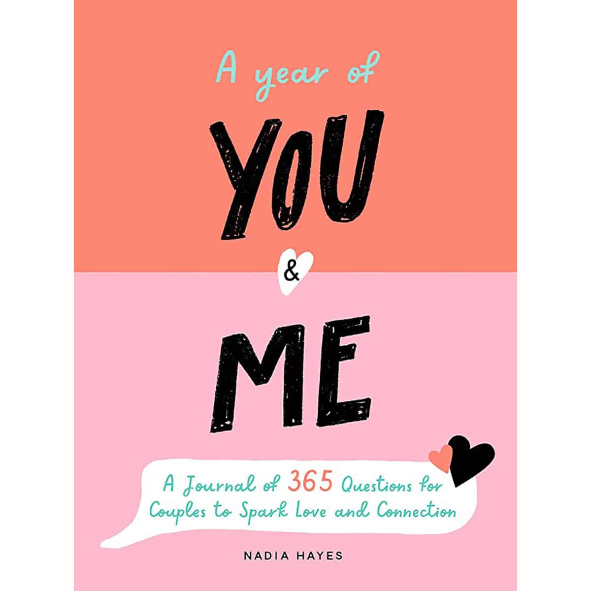 Buy A Journal of 365 Questions for Couples to Spark Love and Connection A Year of You   and  Me book for her.