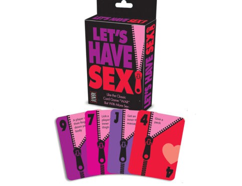 Buy  let's have sex card game book for her.