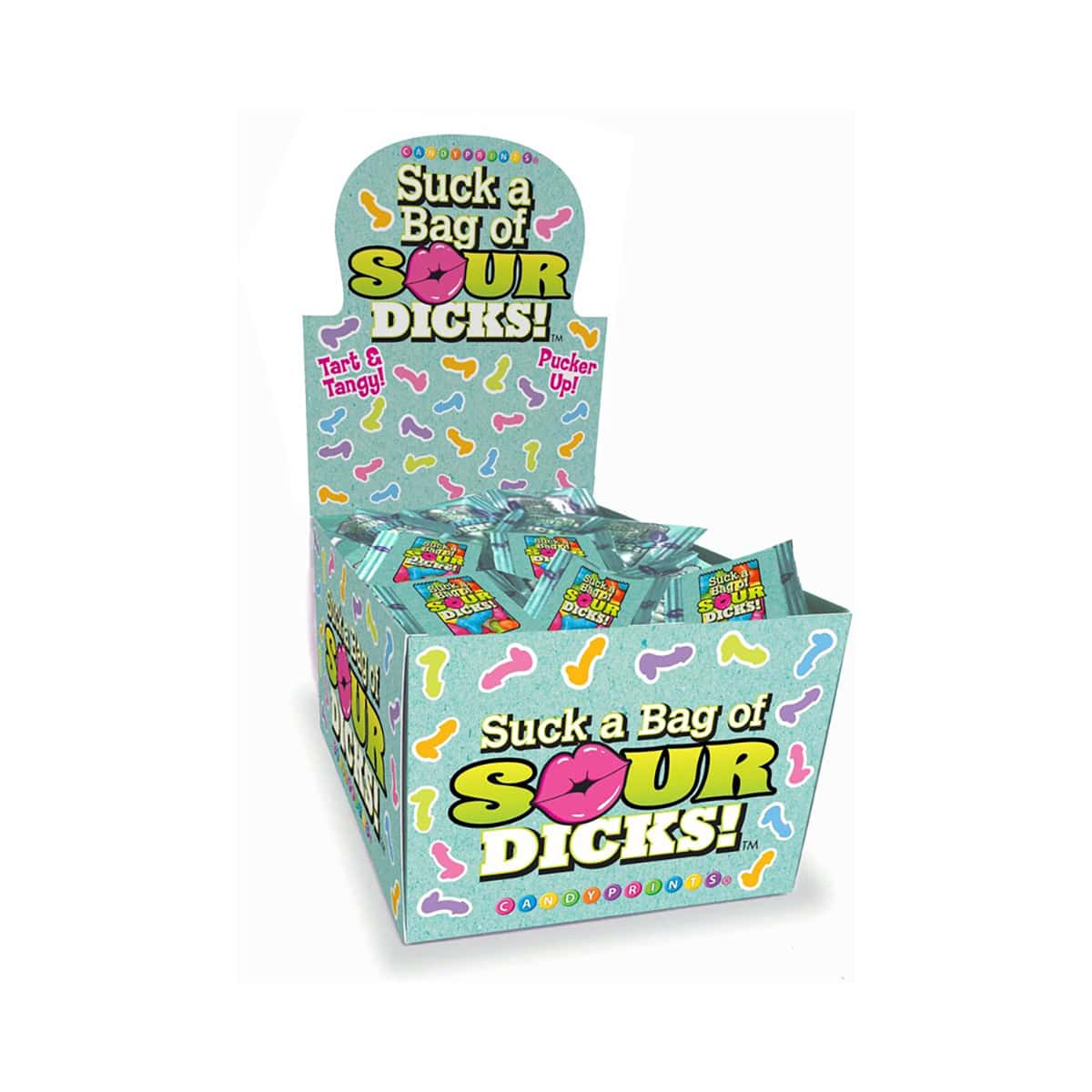 Buy  Suck A Bag Of Sour Dicks  100 Piece Display book for her.