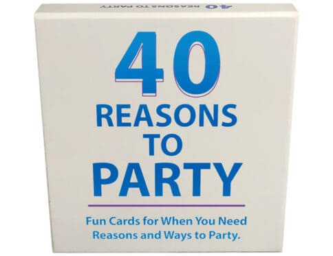 Buy  40 reasons to party cards book for her.