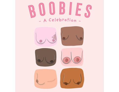 Buy  the joy of boobies  a celebration book for her.