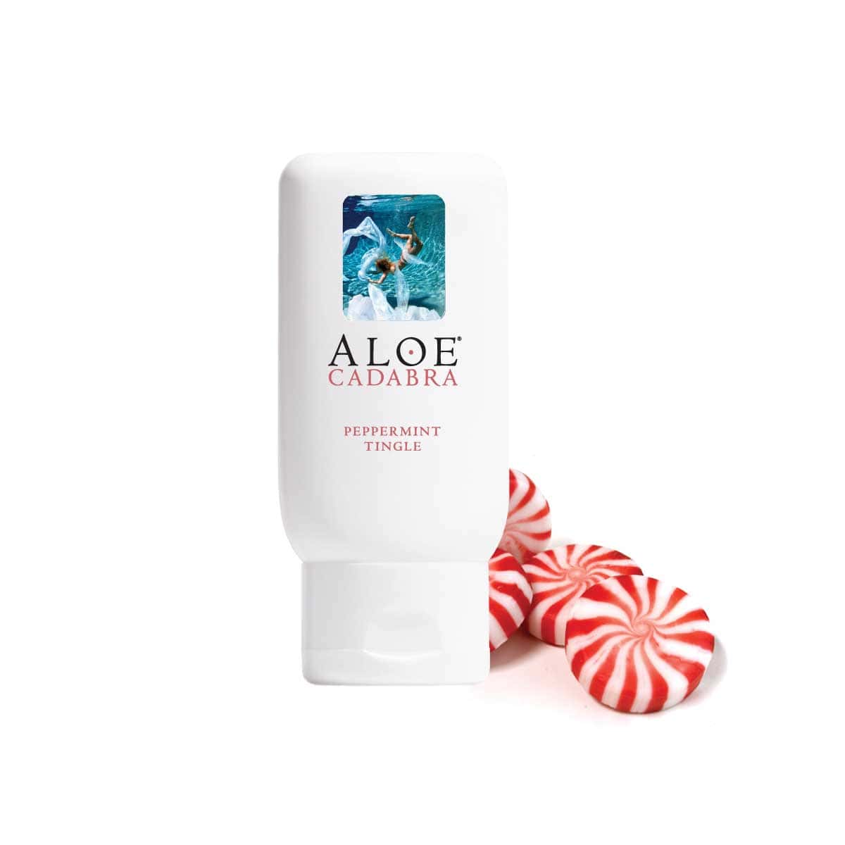 Best Aloe Cadabra 2.5oz - Peppermint personal organic lubricant by Aloe Cadabra for sale at herVibrators.com.