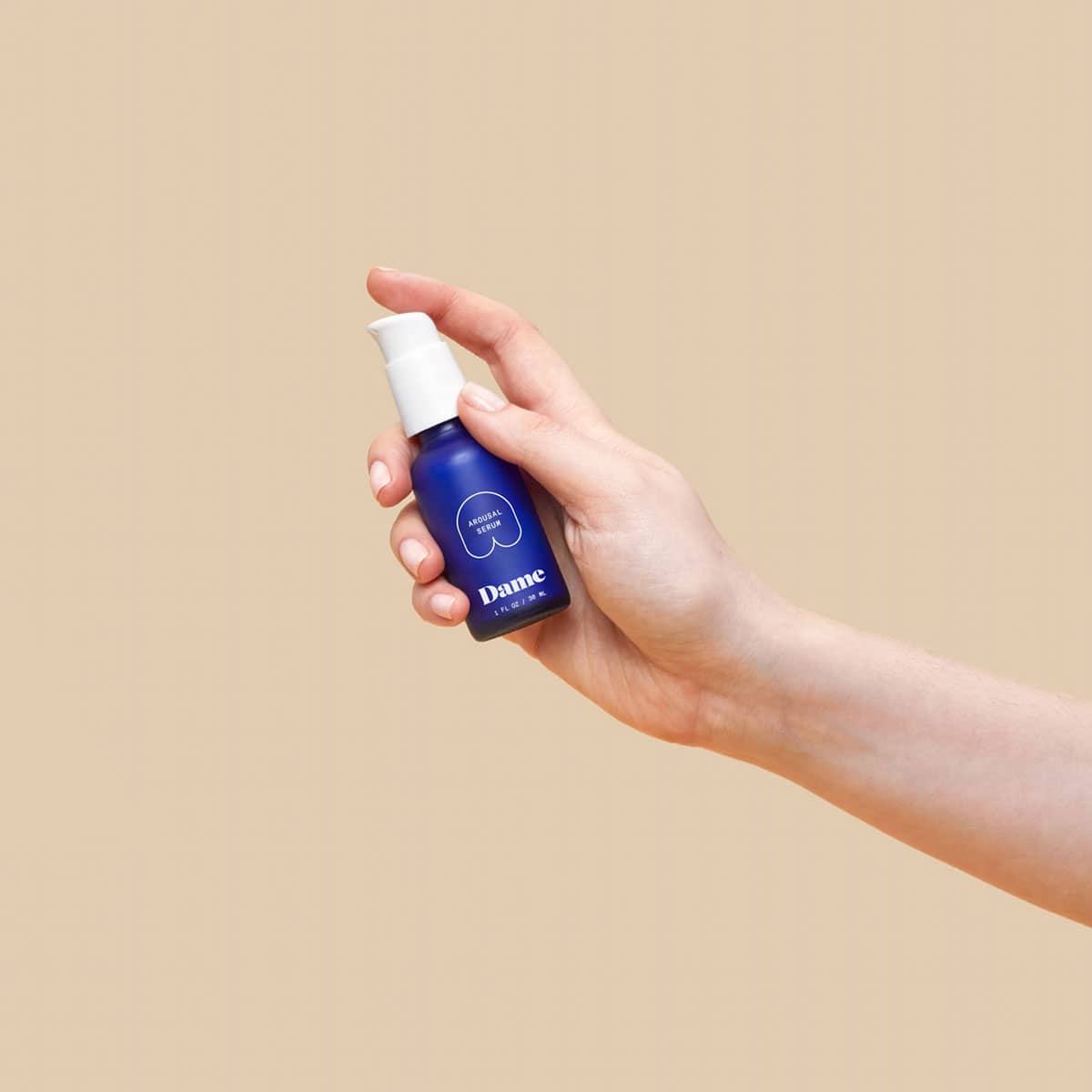 Buy and try Arousal Serum by Dame 1oz water based lubricant by Dame Products for your next sexual encounter with her.