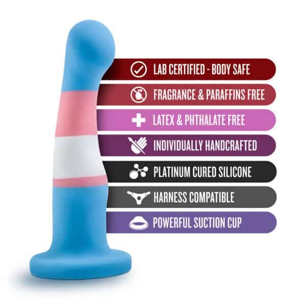 Avant Pride P2 True Blue dildo made by Avant on sale at herVibrators.com