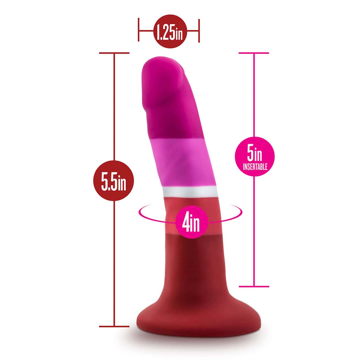 Avant Pride P3 Beauty dildo made by Avant on sale at herVibrators.com