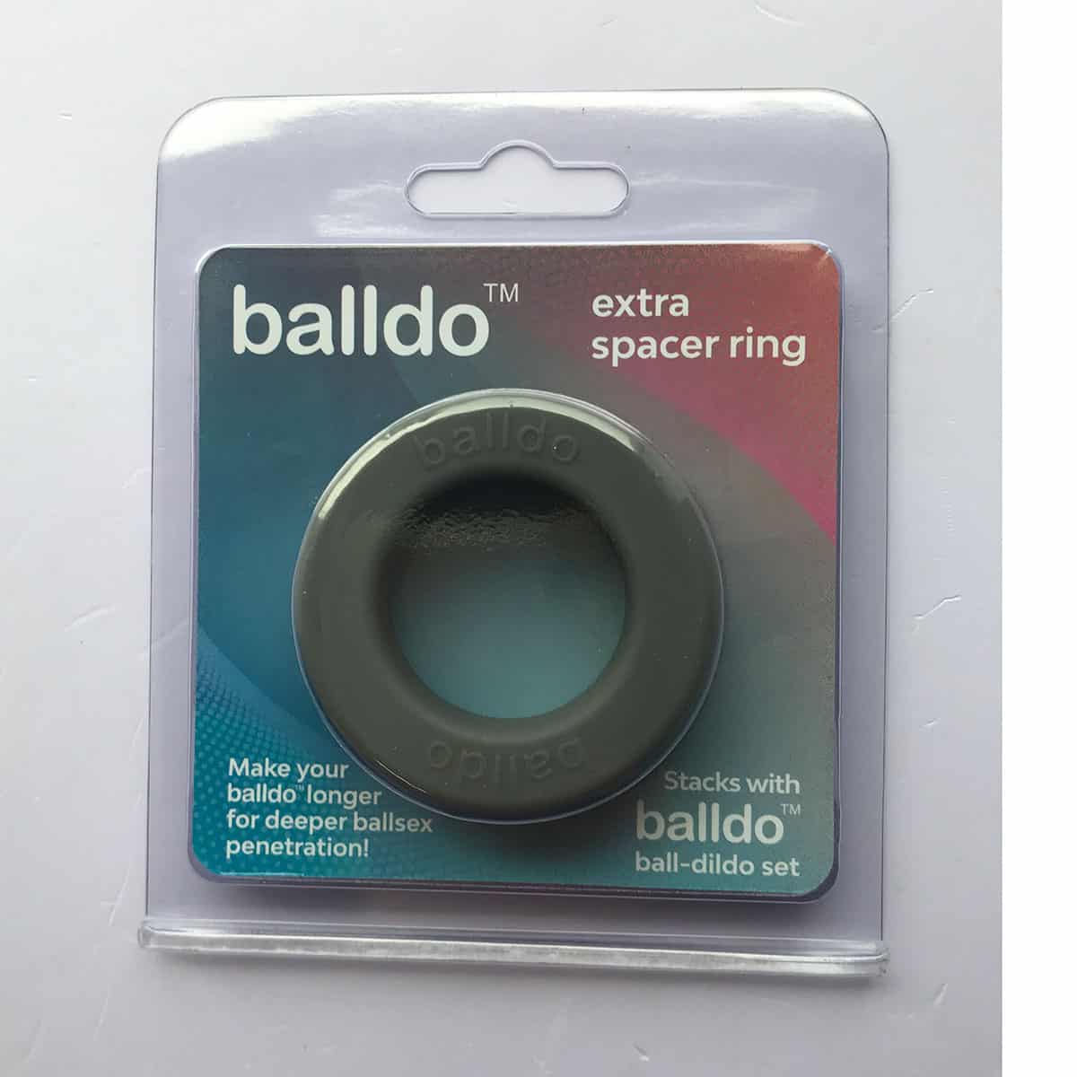 Balldo Spacer Ring Steel Grey Waterproof dildo stabilizers are made by Balldo and are found on sale at herVibrators.com often.
