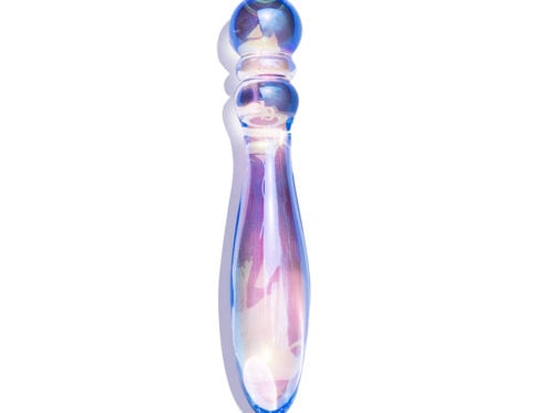 Biird cecii beaded glass dildo dildo made by biird on sale at hervibrators. Com