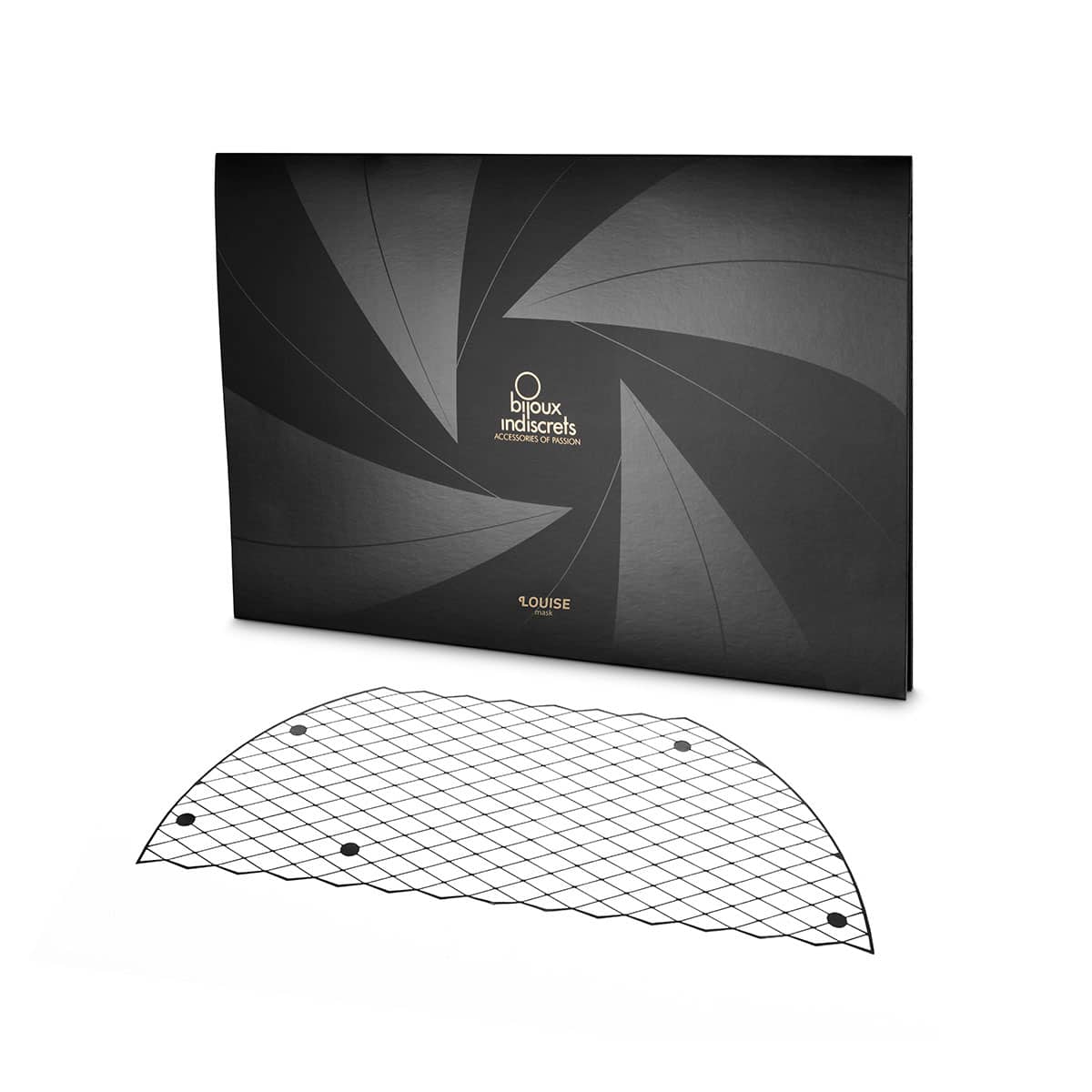 Try wearing this Bijoux Indiscrets Decal Eyemask - Louise sexy mask made by Bijoux Indiscrets at herVibrators.com now.