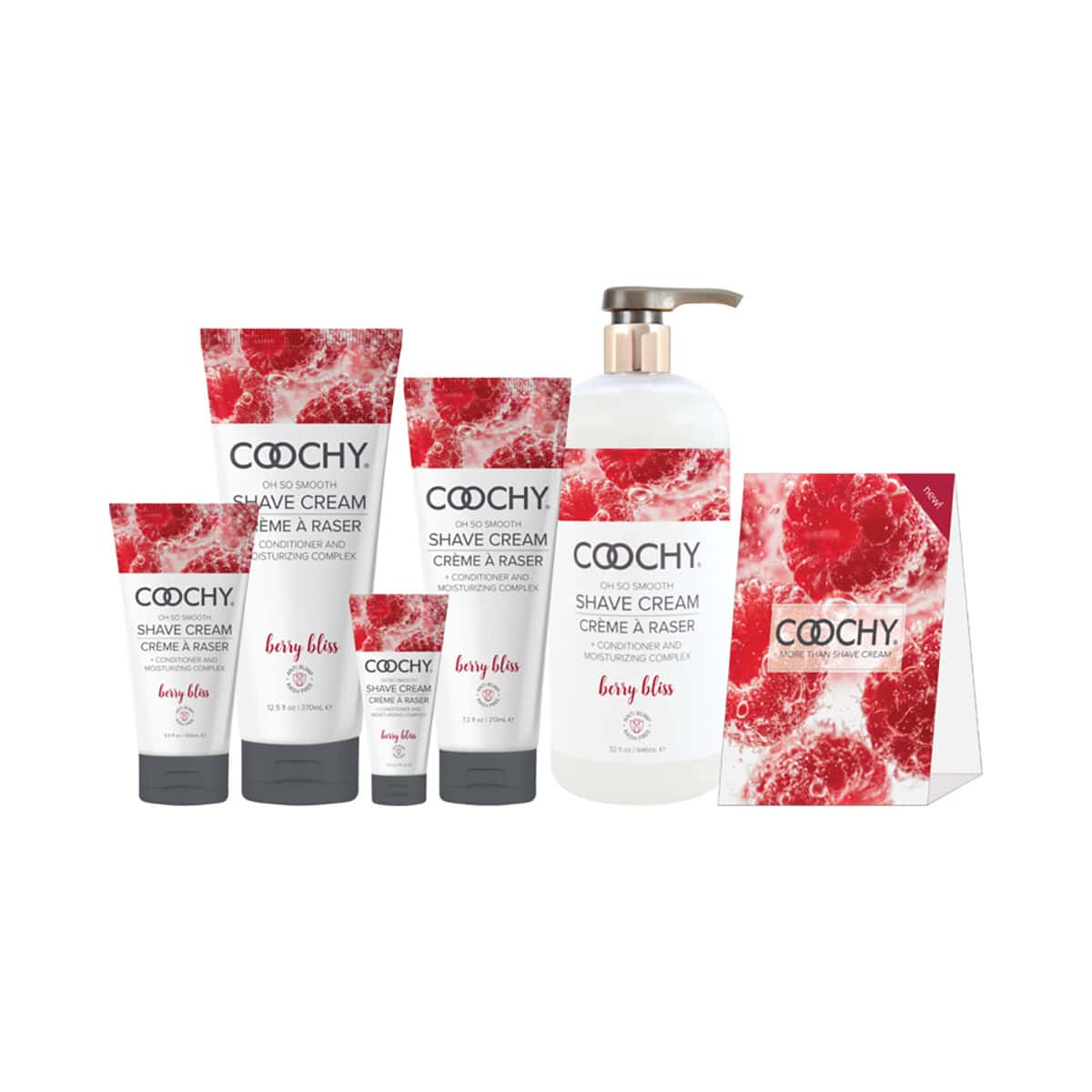 Best Coochy Berry Bliss Intro Bundle (20 Pcs) her care Coochy shave on sale at herVibrators.com.