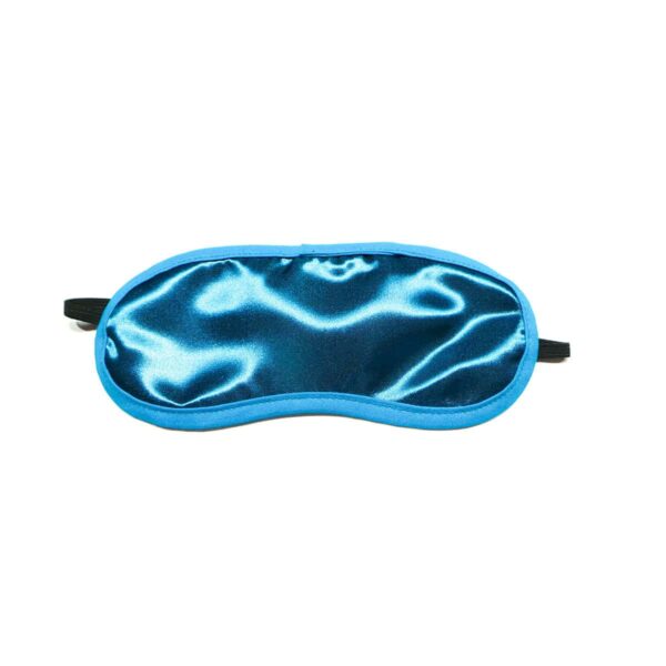 Try wearing this Foxtails Satin Eye Mask - Aqua sexy mask made by Foxtails at herVibrators.com now.