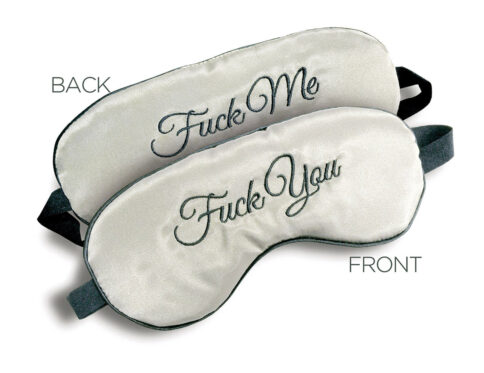 Try wearing this fuck me fuck you blindfold sexy mask made by icon brands at hervibrators. Com now.