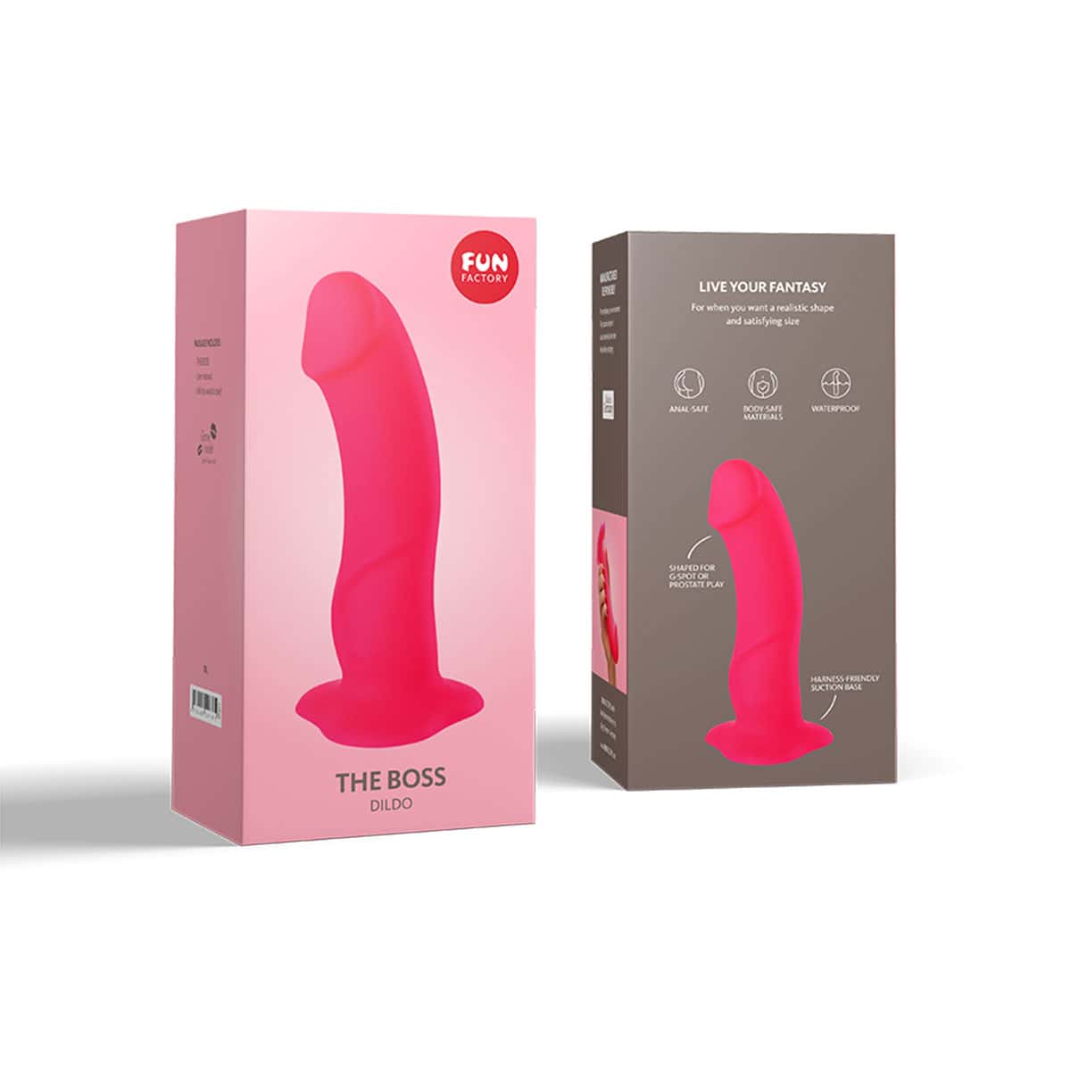 Fun Factory Boss Dil Pink dildo made by Fun Factory on sale at herVibrators.com