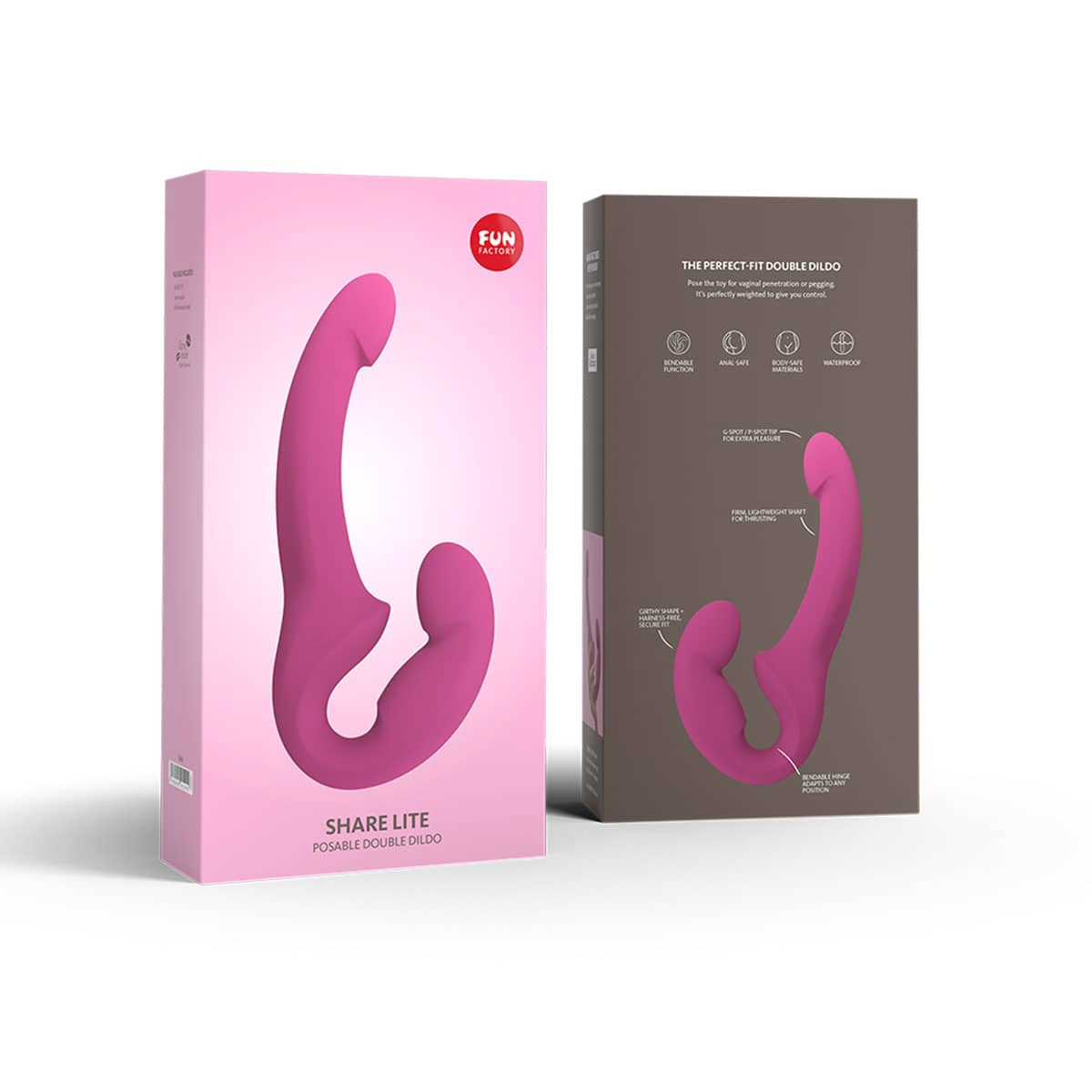 Fun Factory Share Lite Blackberry dildo made by Fun Factory on sale at herVibrators.com