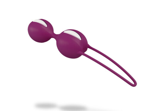 Buy fun factory smartballs duo white grape kegel exercise device for pelvic floor muscle strengthening.