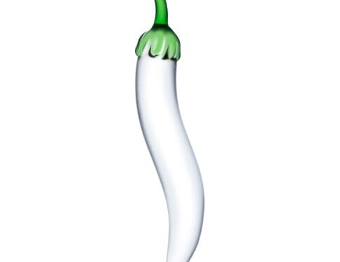 Glas chili pepper dil 8 25 quot  dildo made by glas on sale at hervibrators. Com