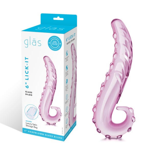 GLAS Lick It Dil 6 quot  dildo made by Glas on sale at herVibrators.com