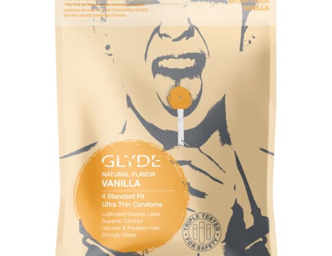 Best glyde organic vanilla condoms 4pk her care glyde condoms on sale at hervibrators. Com.