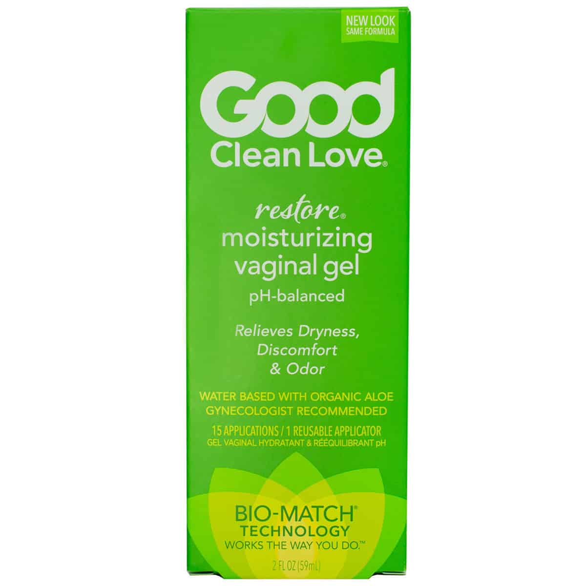 Good Clean Love Restore Moisturizing Lubricant 2oz intimate cleansers and personal cleansing care by Good Clean Love.