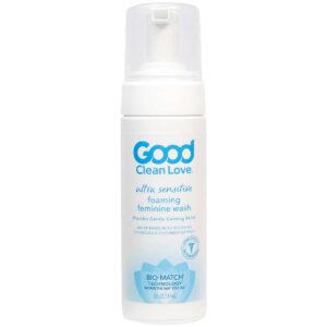 Good Clean Love Ultra Sensitive Foam Wash 5oz intimate cleansers and personal cleansing care by Good Clean Love.