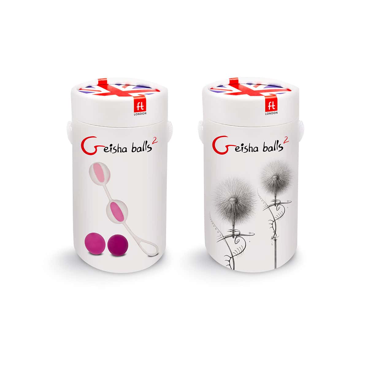 Buy Gvibe Geisha Balls 2 Pink kegel exercise device for pelvic floor muscle strengthening.