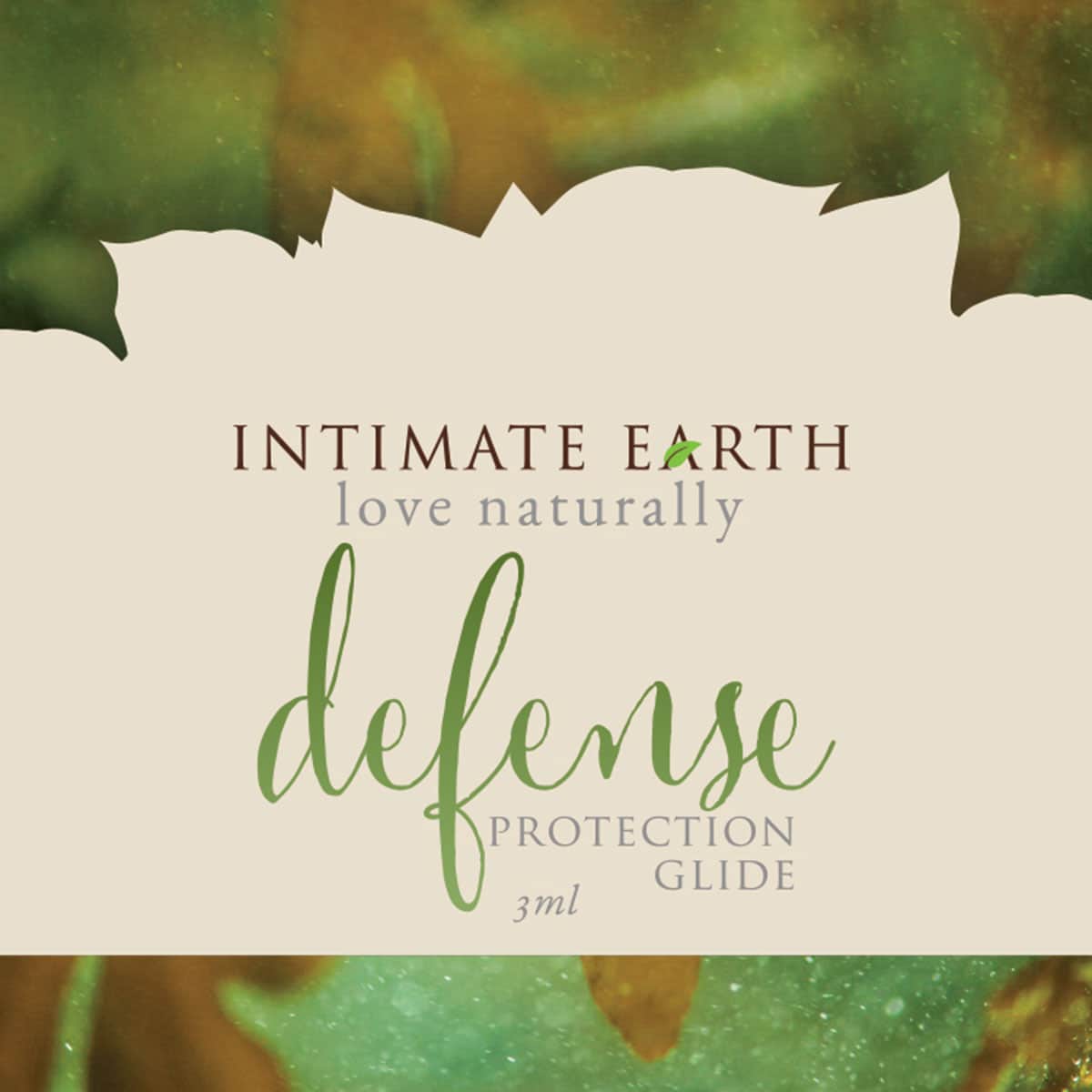 Best Intimate Earth Defense Protection Glide Foil SINGLE personal organic lubricant by Intimate Earth for sale at herVibrators.com.