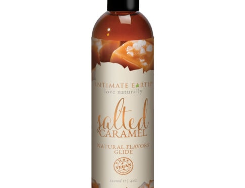 Buy and try intimate earth flavored glide - salted caramel 4oz water based lubricant by intimate earth for your next sexual encounter with her.