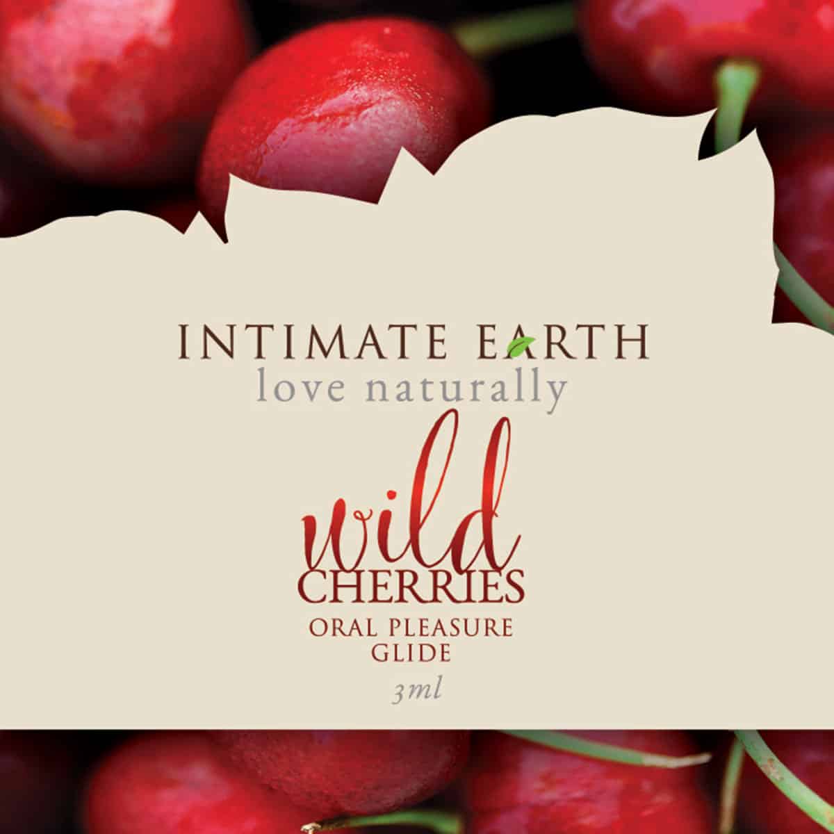 Buy and try Intimate Earth Flavored Glide - Wild Cherries Foil SINGLE water based lubricant by Intimate Earth for your next sexual encounter with her.