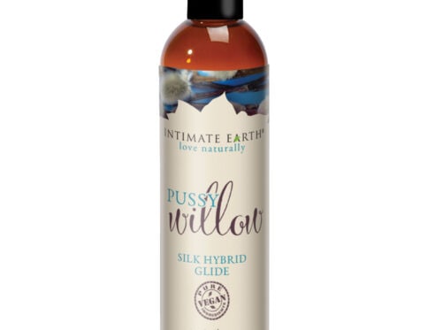 A top choice for vegans, intimate earth pussy willow silk hybrid glide 2oz personal vegan lubricant by intimate earth is for sale at hervibrators. Com.