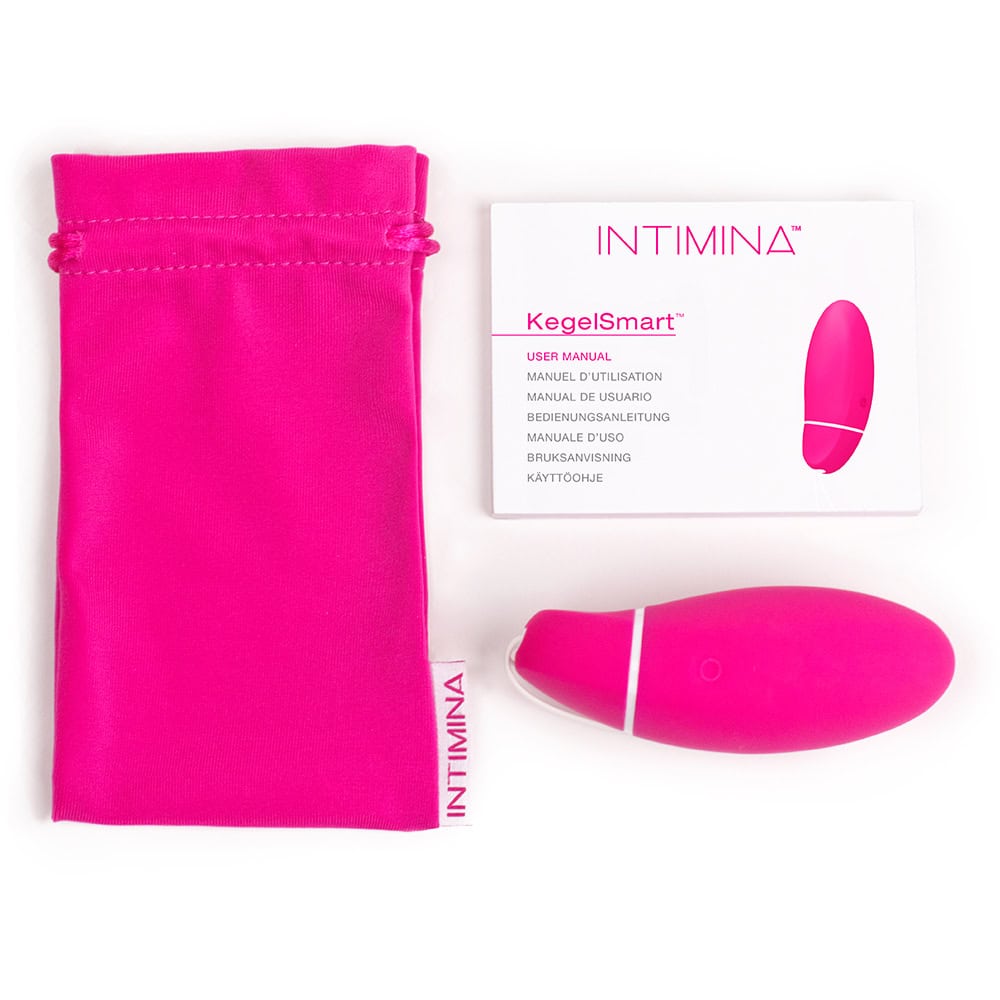 Buy Intimina KegelSmart Pink kegel exercise device for pelvic floor muscle strengthening.