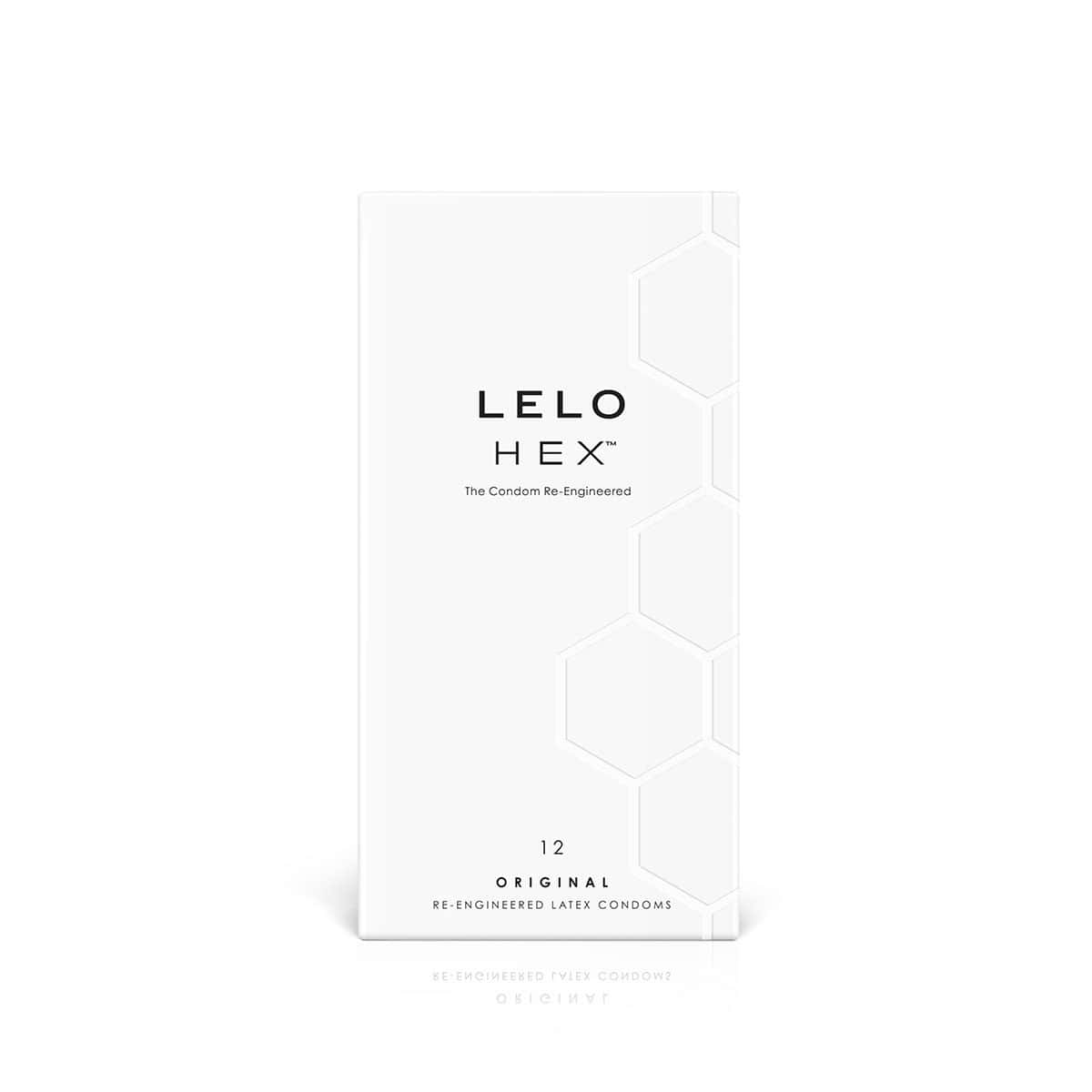 Best LELO Hex Condoms 12pk her care LELO condoms on sale at herVibrators.com.