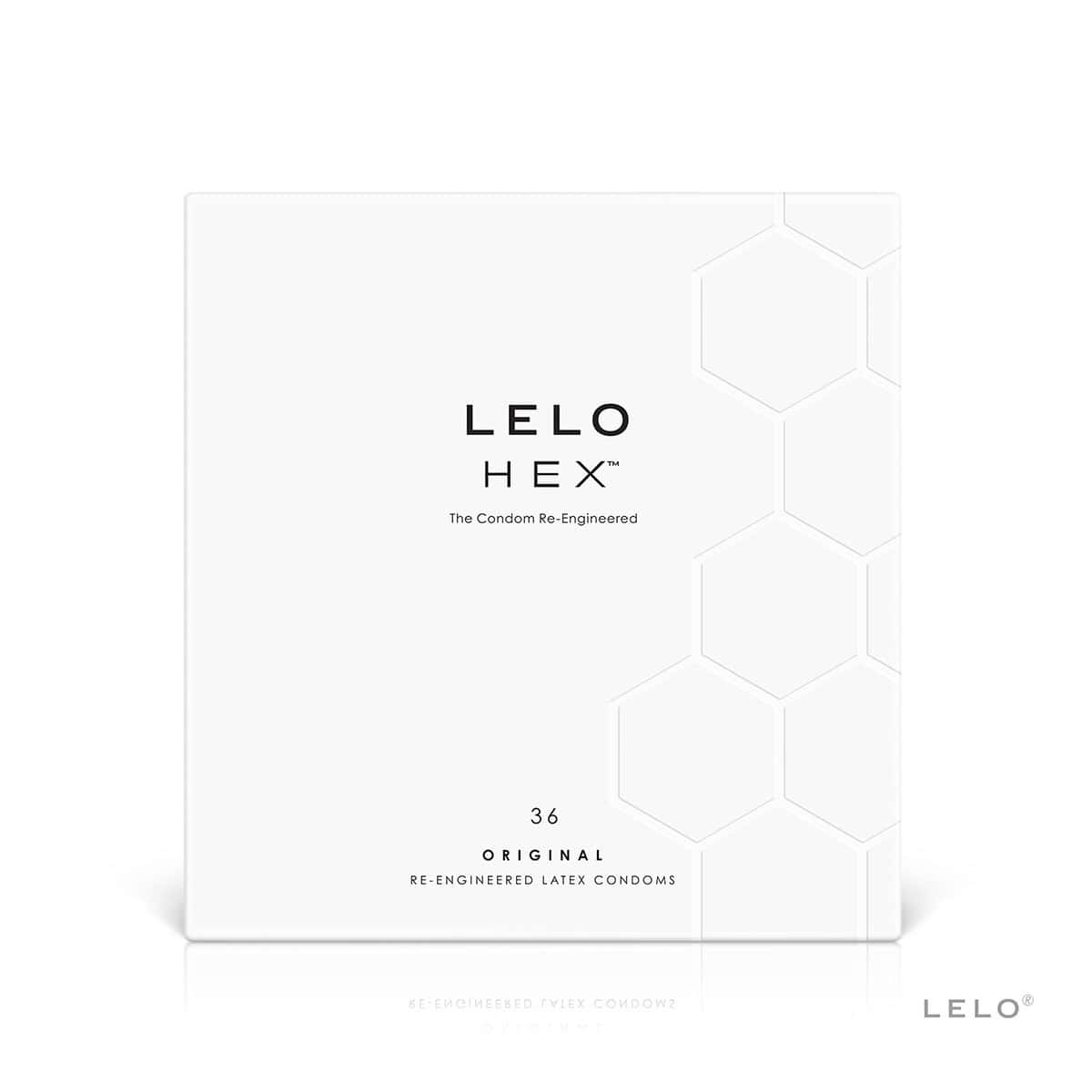 Best LELO Hex Condoms 36pk her care LELO condoms on sale at herVibrators.com.