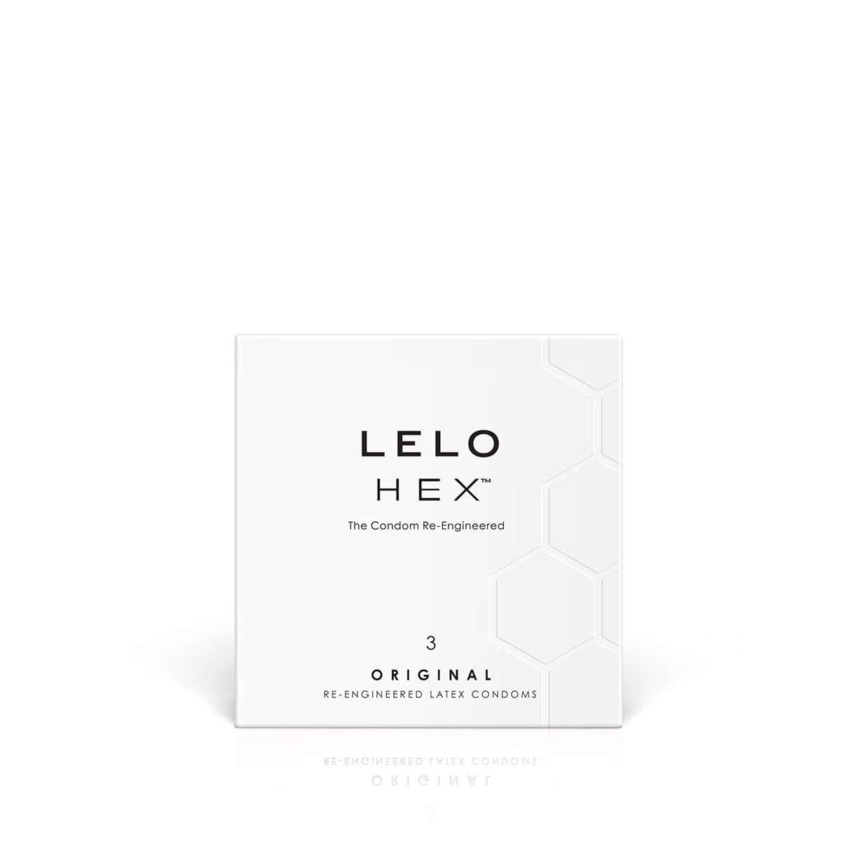 Best LELO Hex Condoms 3pk her care LELO condoms on sale at herVibrators.com.