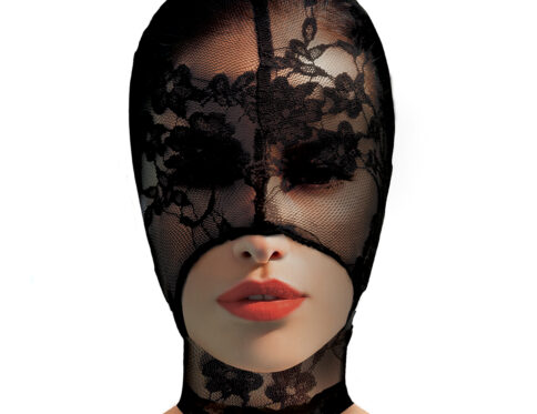 Try wearing this lace seduction bondage hood sexy mask made by xr brands at hervibrators. Com now.