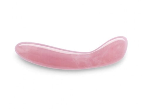 Le wand crystal g wand rose quartz dildo made by le wand on sale at hervibrators. Com