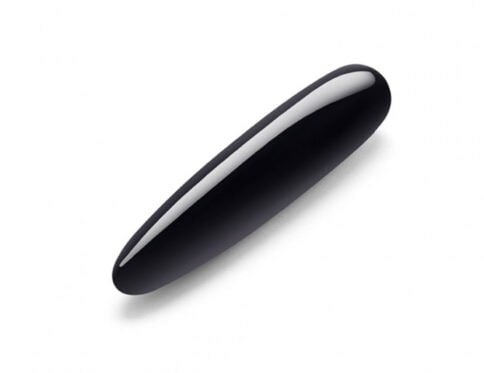 Le wand crystal slim wand black obsidian dildo made by le wand on sale at hervibrators. Com