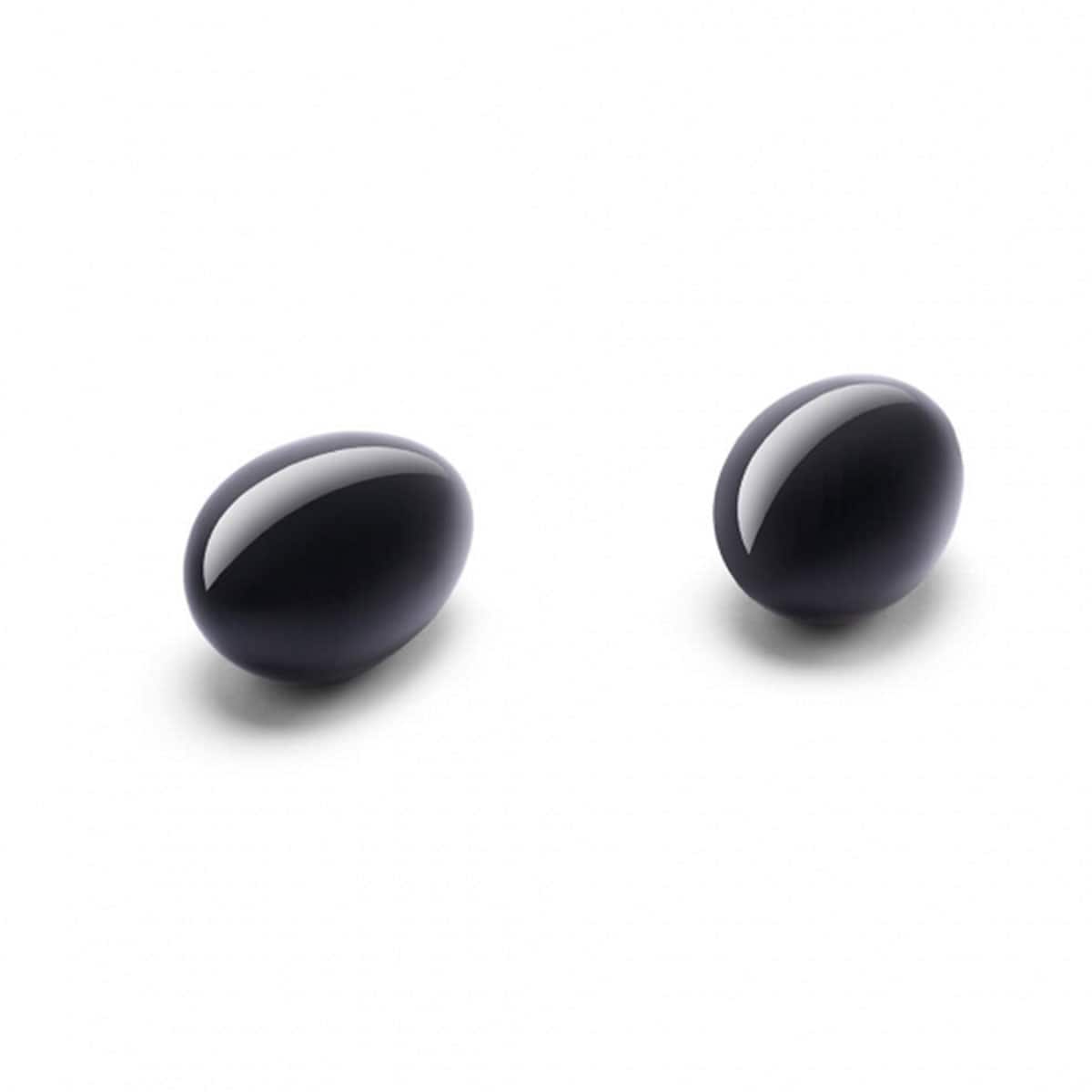 Buy Le Wand Crystal Yoni Eggs Black Obsidian kegel exercise device for pelvic floor muscle strengthening.