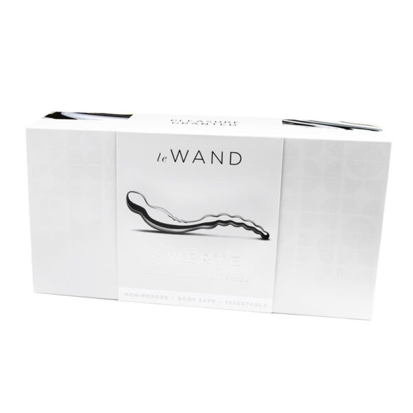 Le Wand Stainless Swerve dildo made by Le Wand on sale at herVibrators.com