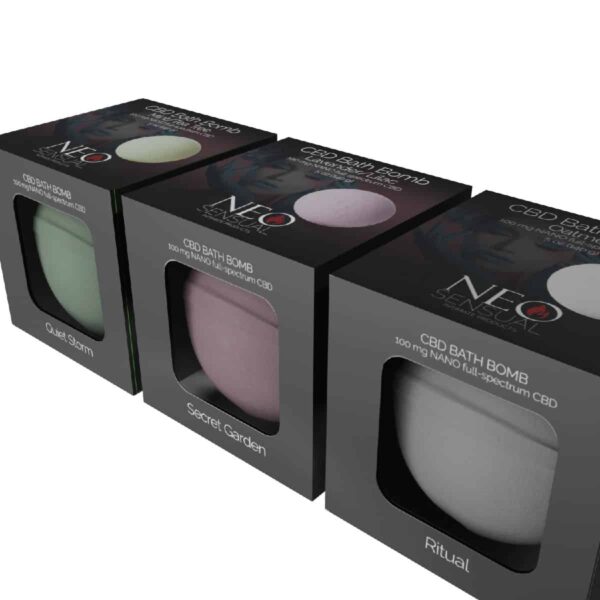 NEO Sensual CBD Bath Bomb - Quiet Storm intimate cleansers and personal cleansing care by NEO Sensual.