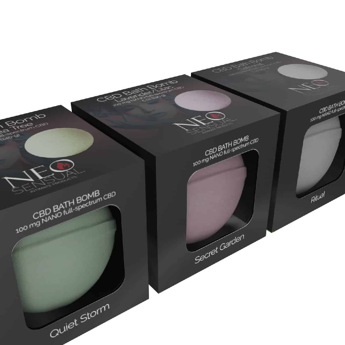 NEO Sensual CBD Bath Bomb - Quiet Storm intimate cleansers and personal cleansing care by NEO Sensual.