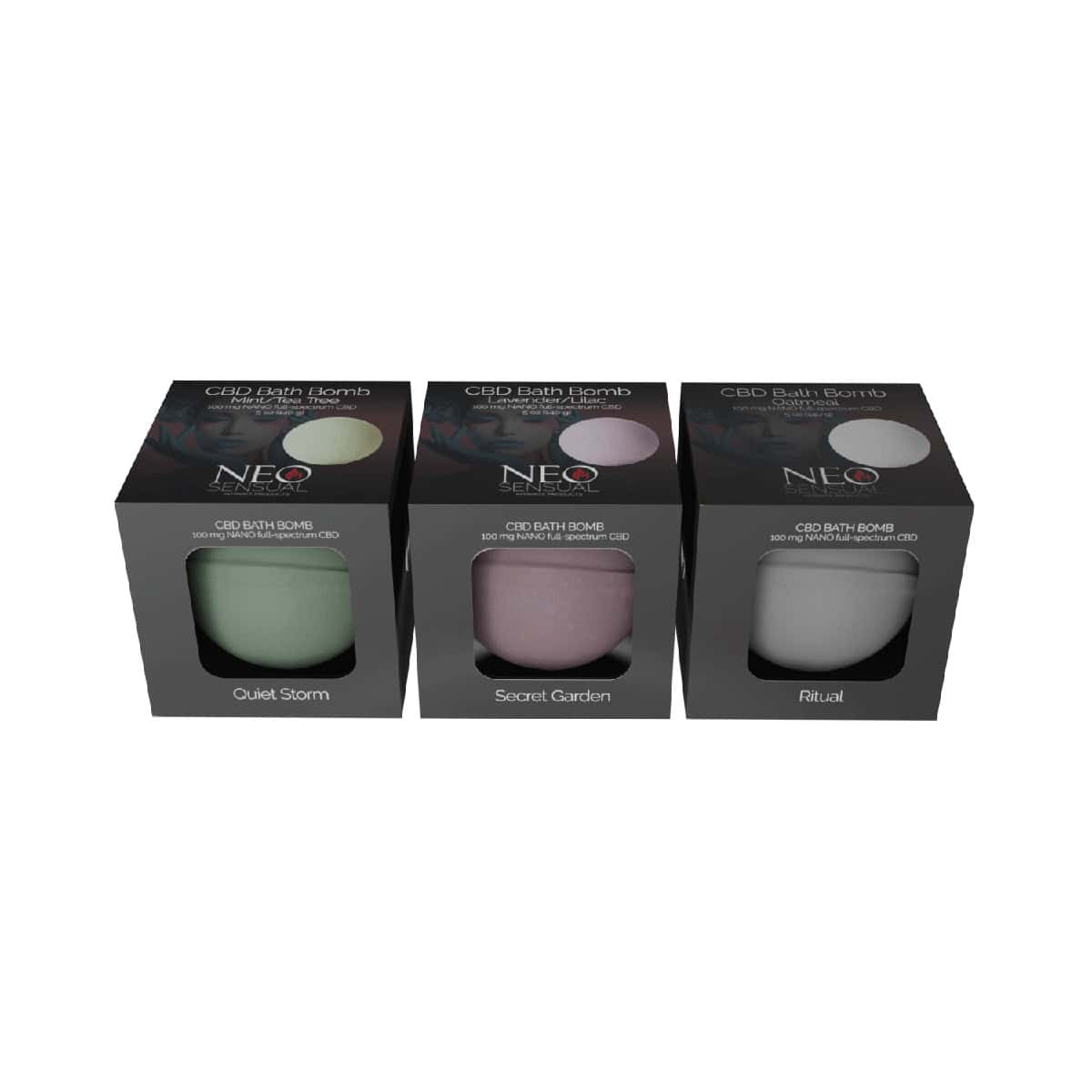 NEO Sensual CBD Bath Bomb - Quiet Storm intimate cleansers and personal cleansing care by NEO Sensual.