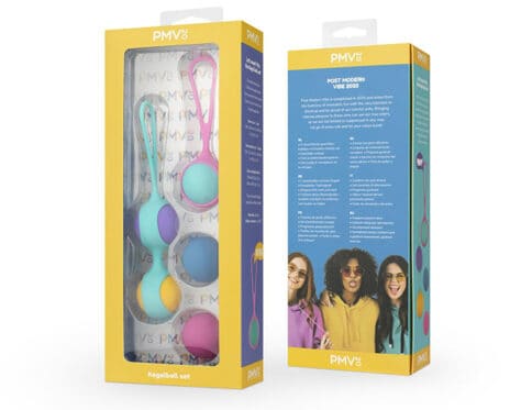 Buy pmv20 vita kegel ball set multicolor kegel exercise device for pelvic floor muscle strengthening.