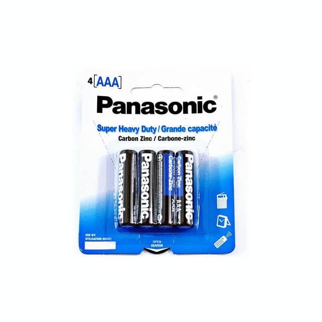 Panasonic AAA Battery 4pk  are made by  and are found on sale at herVibrators.com often.