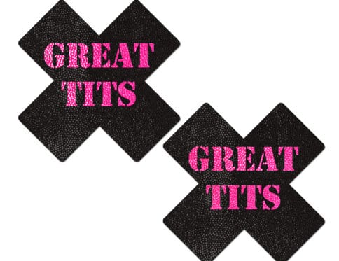 Wearing pastease great tits crosses nipples covers by pastease can be fun and sexy!