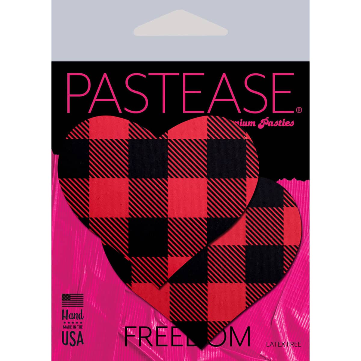 Wearing Pastease Plaid Red Hearts nipples covers by Pastease can be fun and sexy!